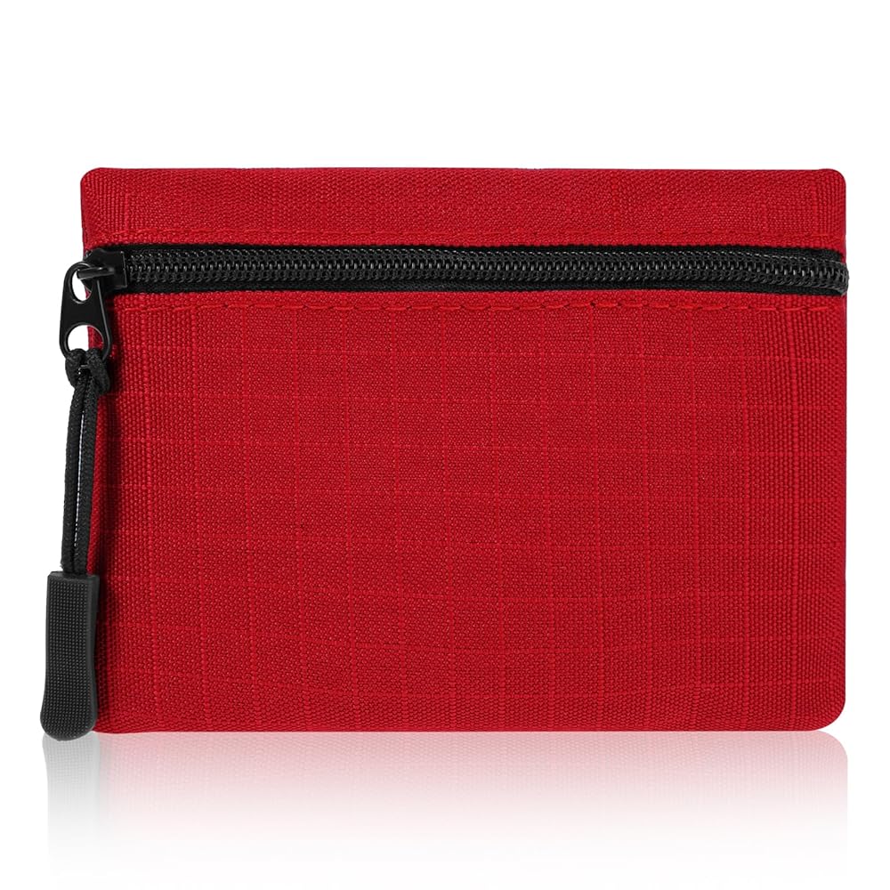 Andibro Mini Canvas Coin Purse, Small Change Pouch, Portable