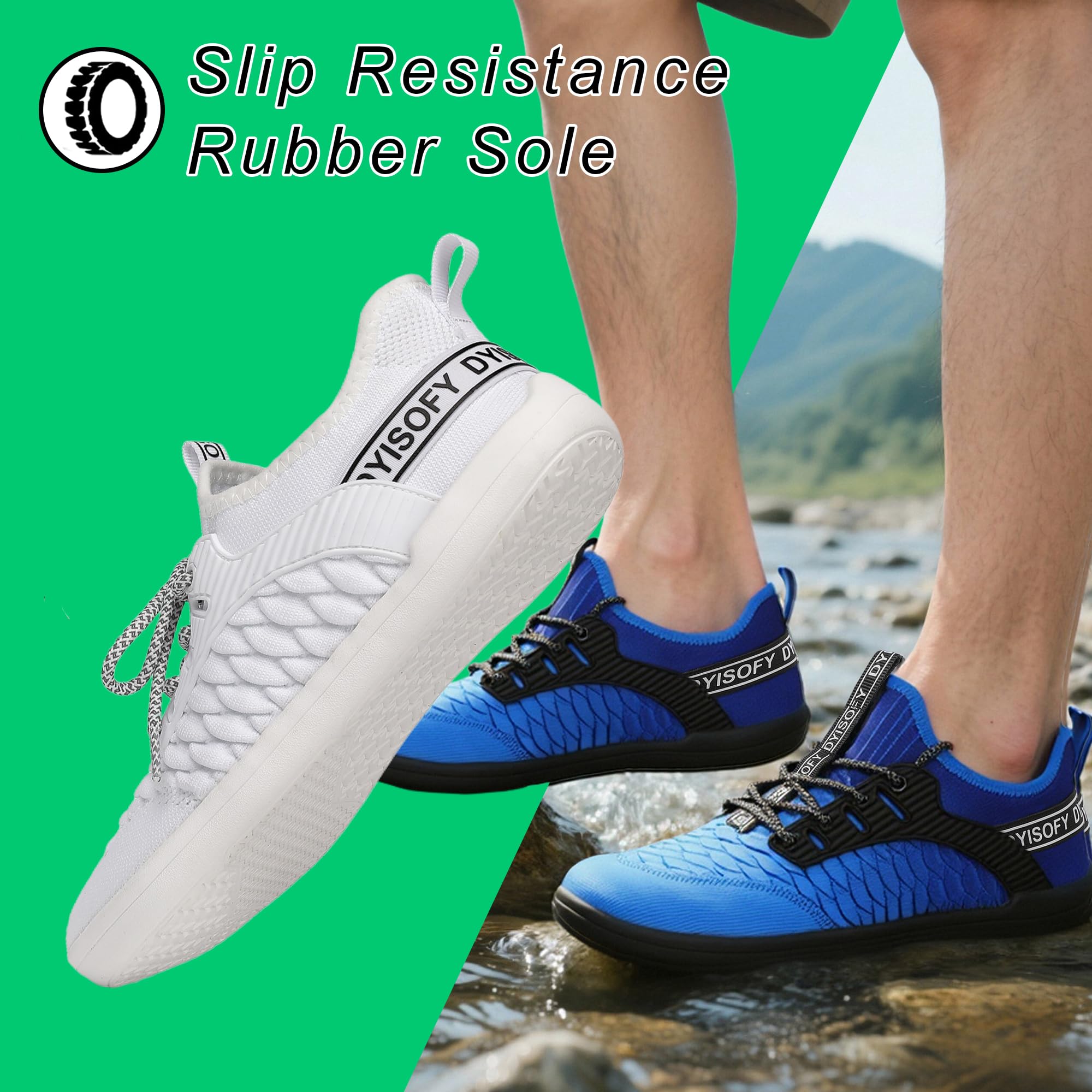 Chaussures Pieds Nus Minimalistes Homme Femme Pieds Larges Barefoot Shoes sans Dénivelé Légères Respirantes Antidérapantes Fitness Marche Randonnée Trail