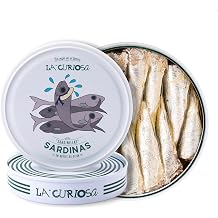 La Curiosa - Sardinillas Small Sardines in Olive Oil - 115 g Top Quality Spanish Preserves