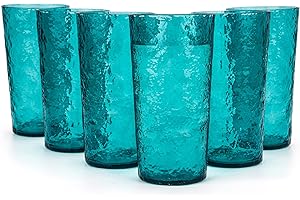Teal Drinking Glasses: Enchant Your Table with Serenity