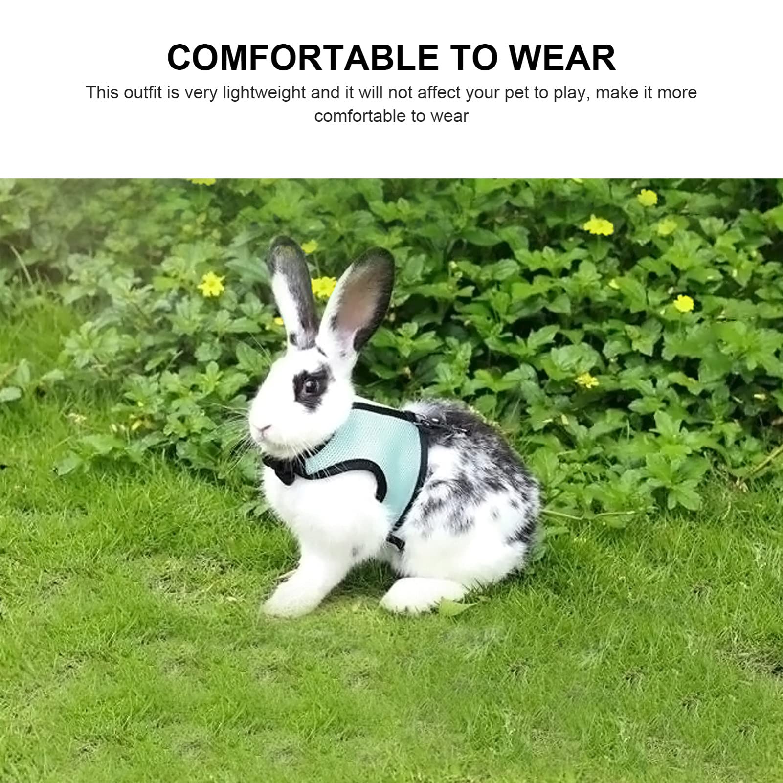 12 Pz gilet da coniglio accessori per furetti imbracatura di ghinea canotta criceto guinzaglio di coniglio guinzaglio per conigli cintura capi di abbigliamento corda di