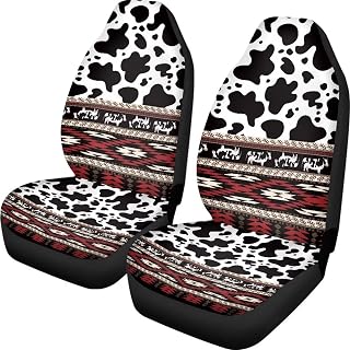 Framsätesöverdrag komönster bekväm SUV skyddsöverdrag bil 2er uppsättning personbilar sätesskydd bil 35 x 138 cm