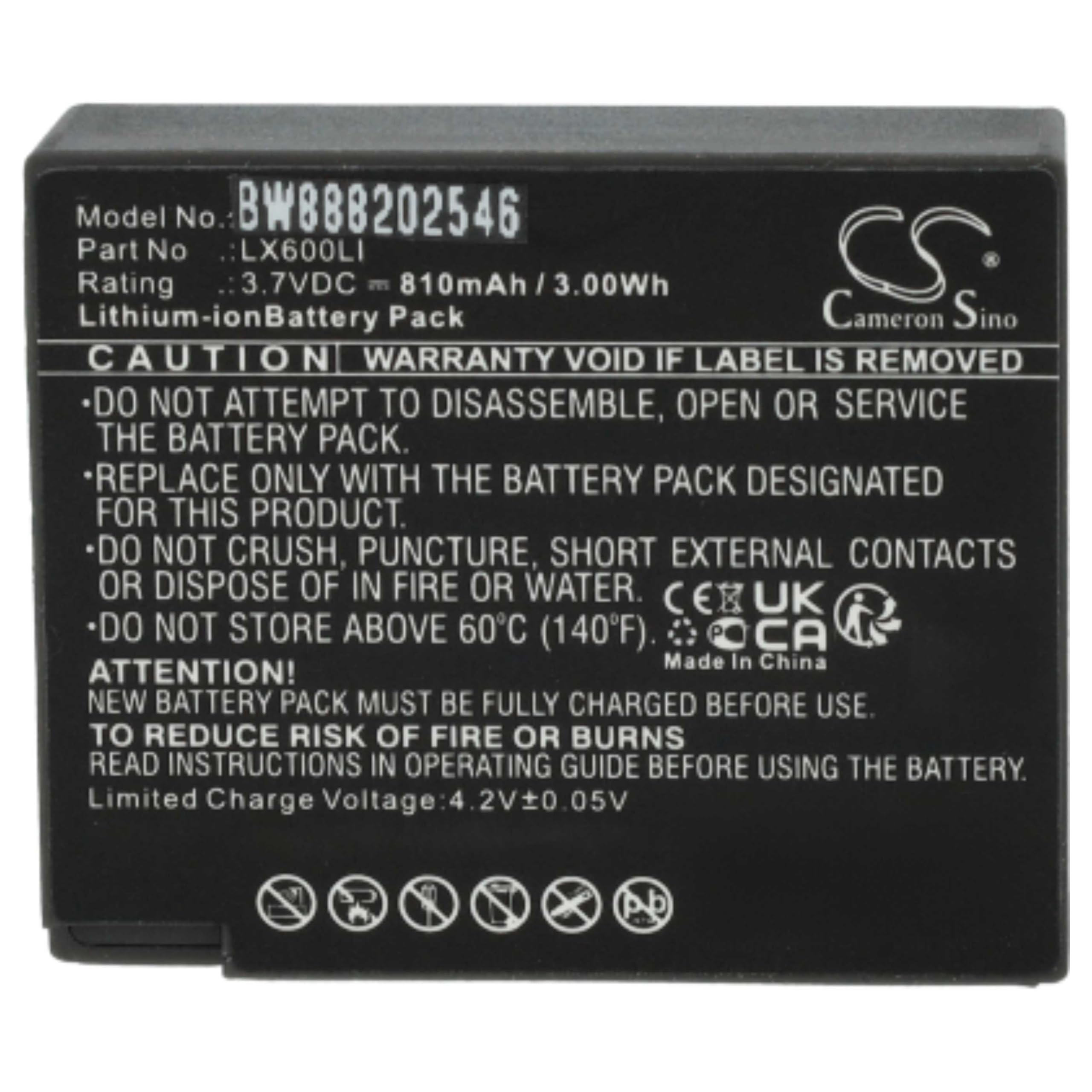 vhbw 2x batteria compatibile con Eartec HUB, Hub Systems, HUB5S, UltraLITE, HUB HD Mini-Base auricolari cuffie wireless (810mAh, 3,7V, Li-Ion)