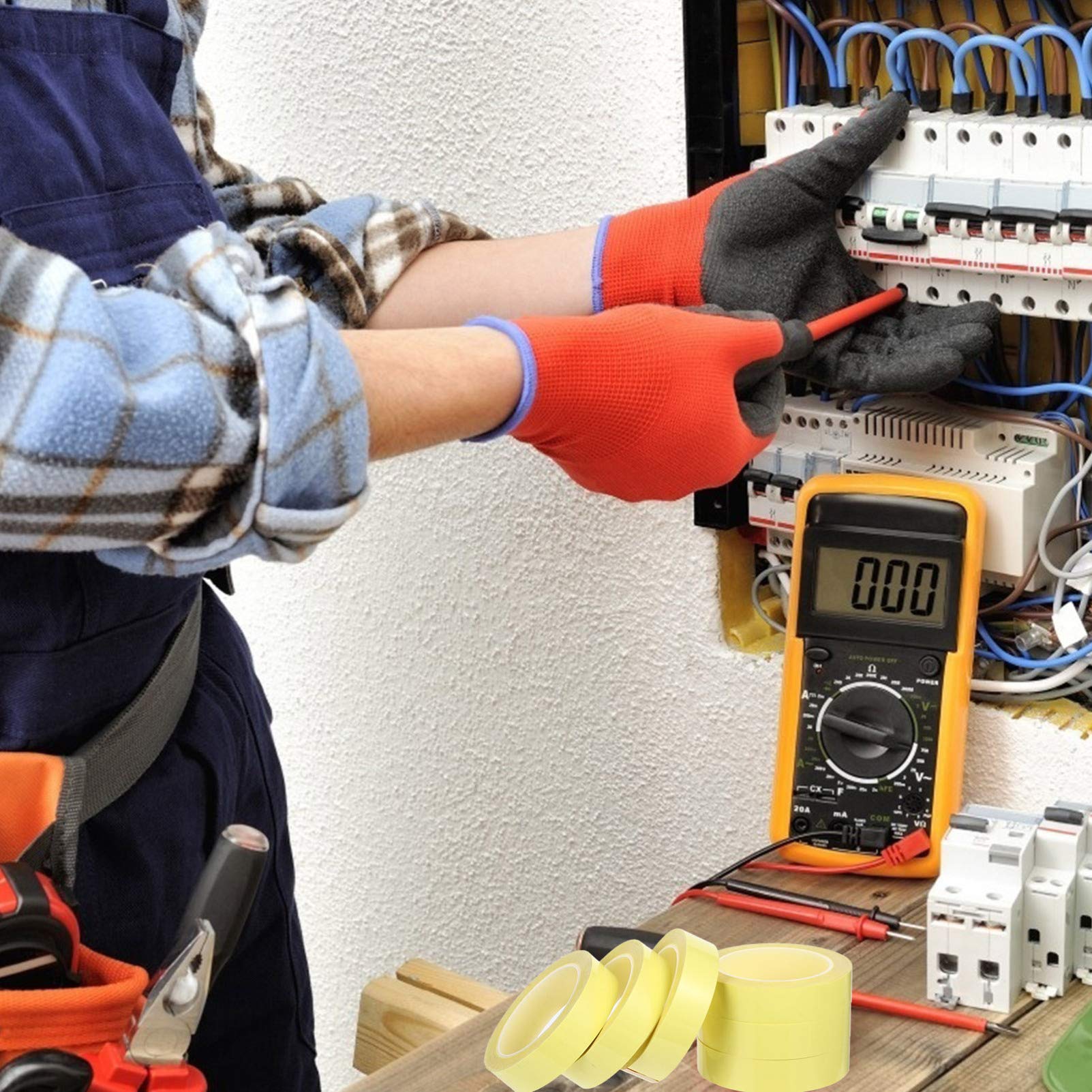 HEALEEP 6 Pack Positioning Tape Insulation Marking Tape Great Adhesion for Transformers and Motors Random Color