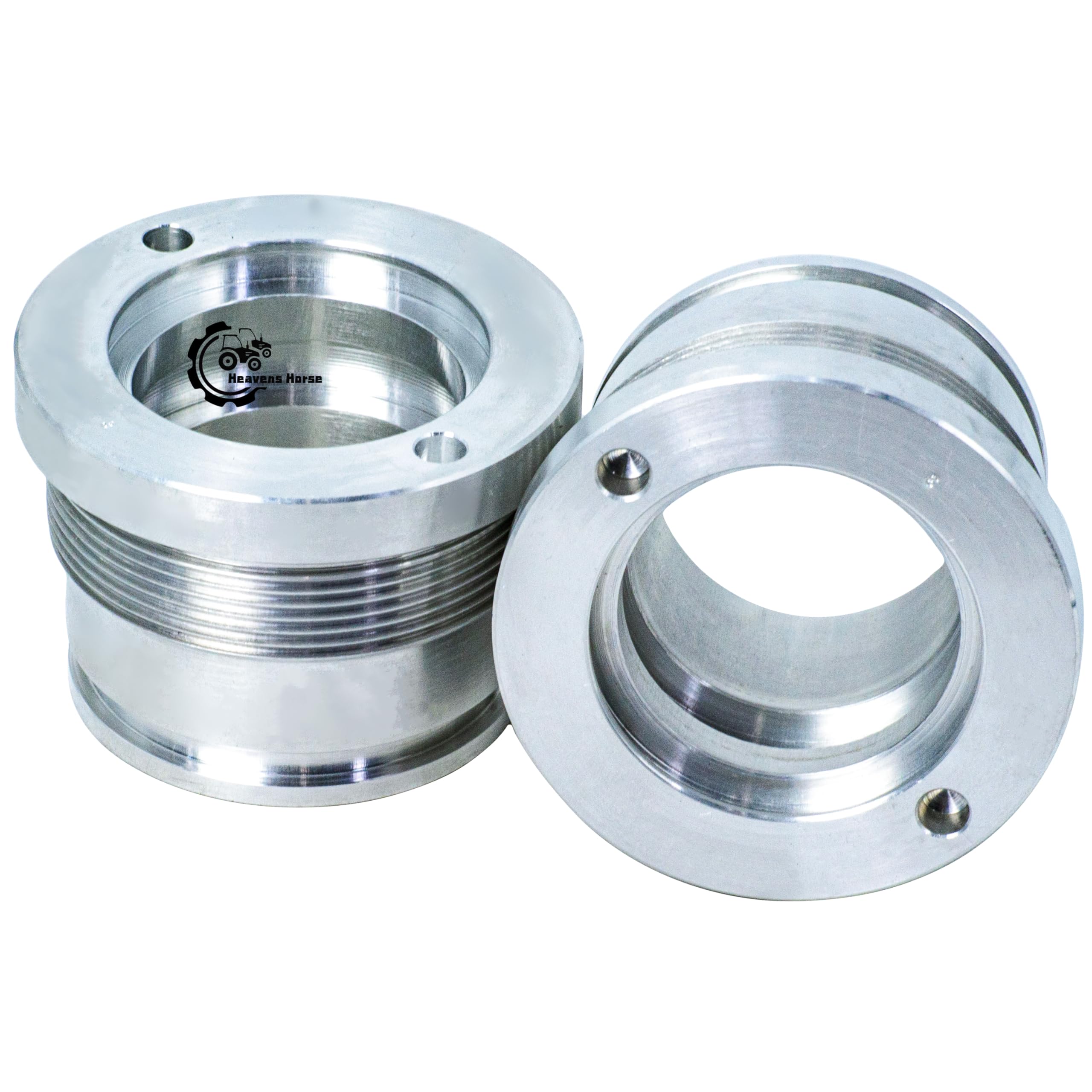 Heavens Horse Cylinder Head 6597009, Aluminum cylinder head machined for the excavator clamp cylinder or loader lift cylinder for Bobcat S220 boom