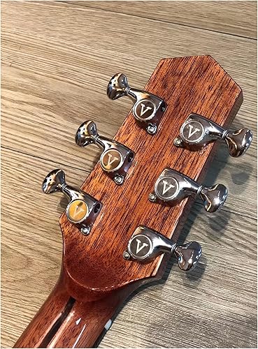 Miniatura 4 de YYYSHOPP 41-inch VX-10 Folk Guitar, Sturdy Mahogany Top, Rosewood Fingerboard and Bridge,guitarra Guitar (Size  41 inches)