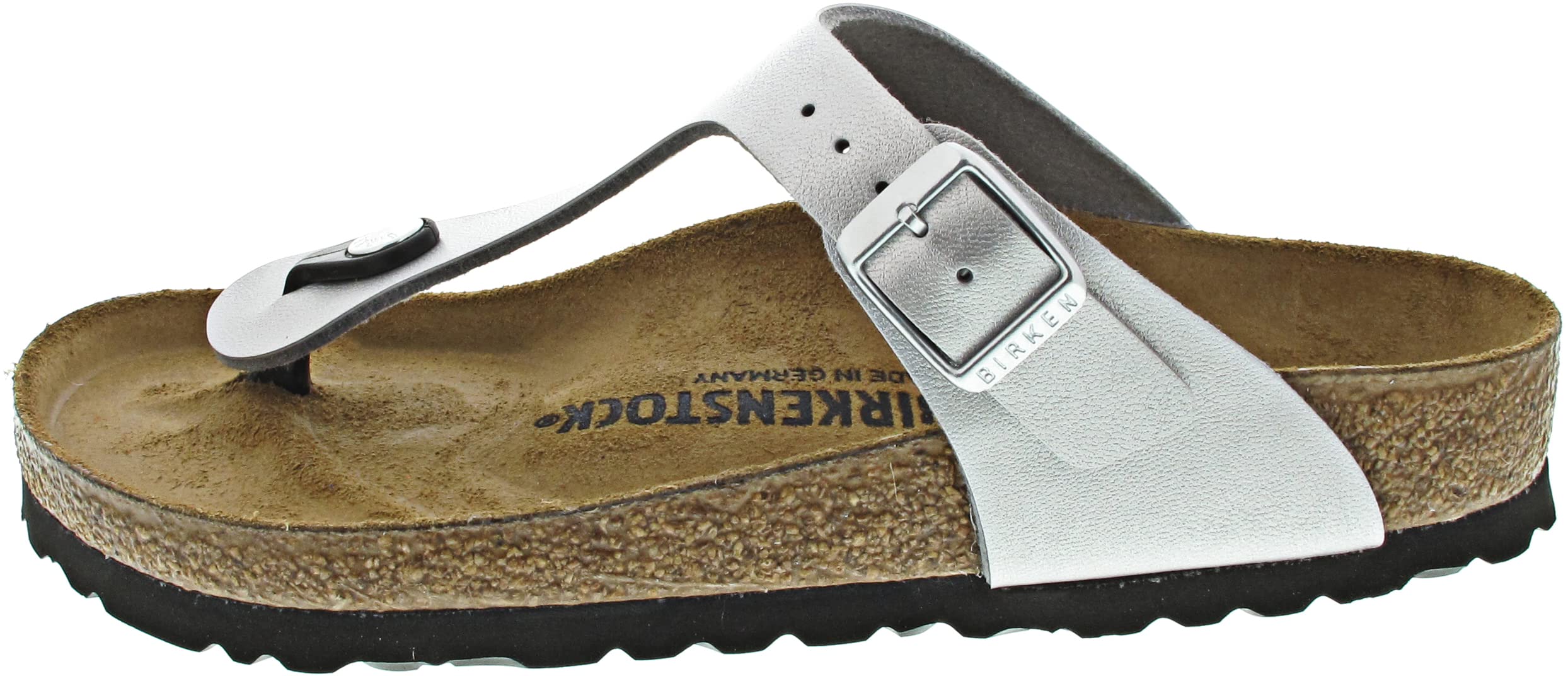 Women's GIzeh Thong Sandal, Silver, 41 M EU/10-10.5 B(M) US