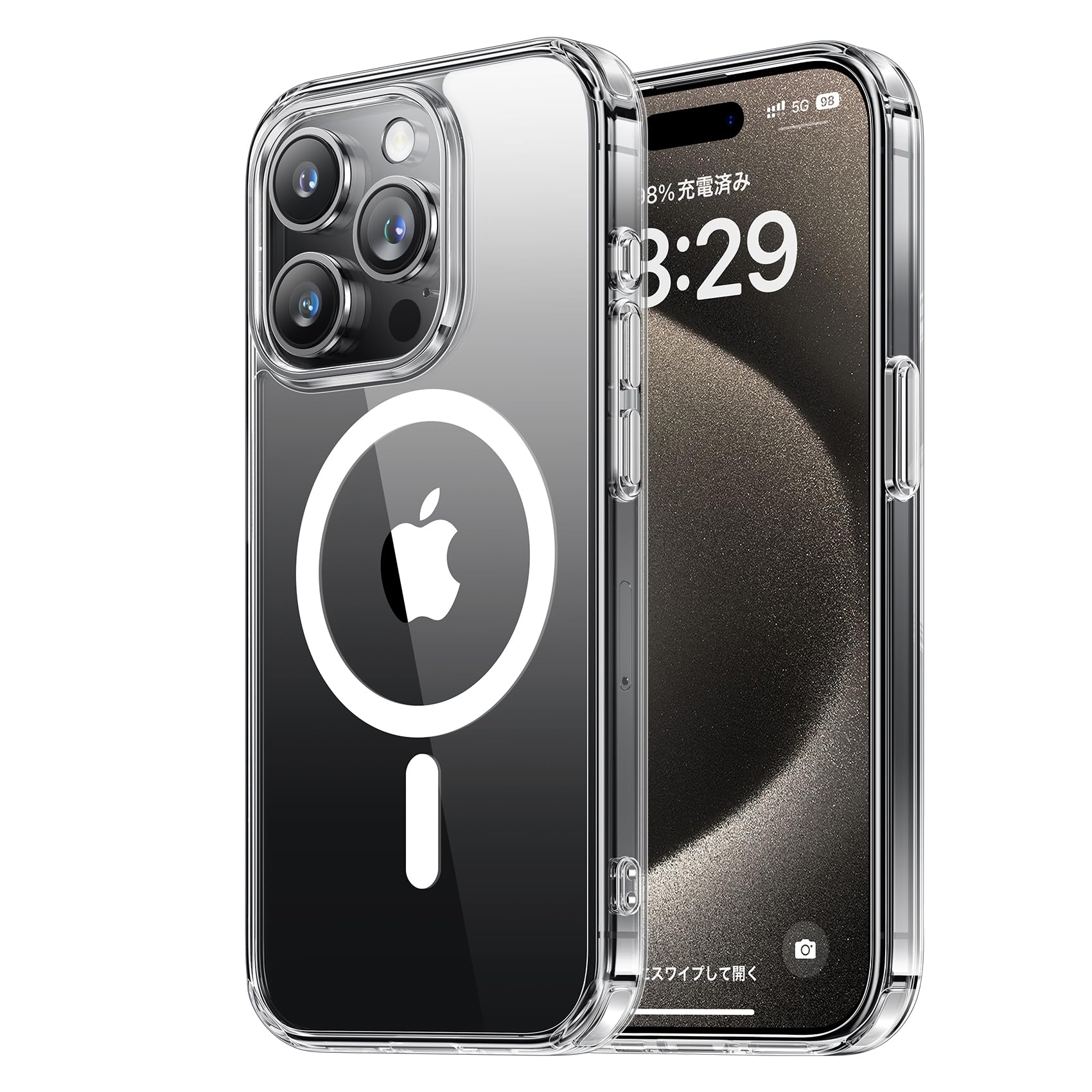 匿名配送❣️ iPhone15pro 用 ケース MagSafe対応　クリア Amazon.co.jp: NIMASO ケース MagSafe対応 iPhone15Pro 用 クリア 保護