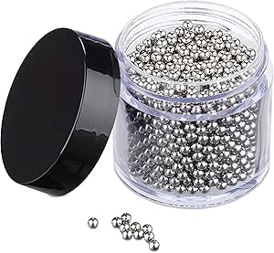 800 Bolas De Limpieza De Acero Inoxidable Reutilizables, Multifunción, Decantador De Metal Antioxidante, Bolas De Acero, Perlas Limpiadoras Para Botellas Jarrones, Otras Copas Decantadoras