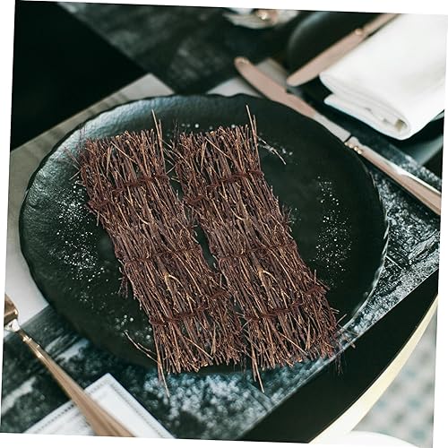 Miniatura 9 de Hemoton Plato de sashimi, 6 piezas, arreglo de productos de fotografía, accesorios de decoración de placa de sushi, tapete de sushi, plato de sushi,