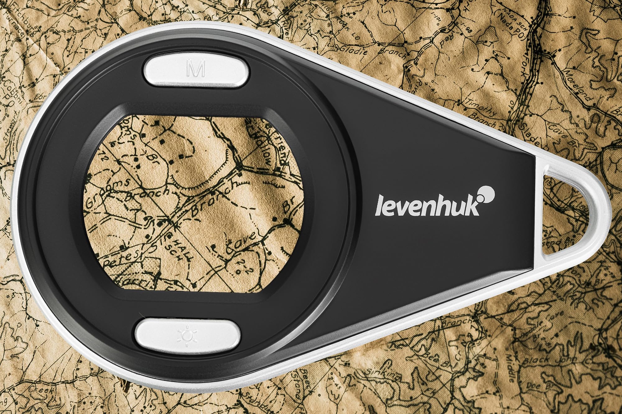 Levenhuk Ergo 10 Digitale Lupe mit LCD Display 5x/9x/14x UV LED