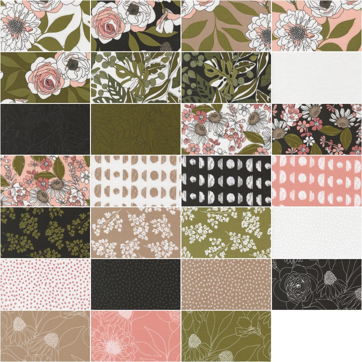 Alli K Design Botany 27 Fat Quarters Moda Fabrics 11550AB