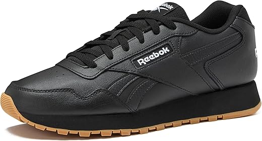 Reebok Unisex Glide Sneaker, Black/White/Gum, 10 US Men