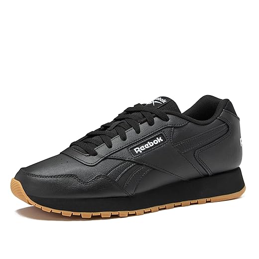 Reebok Unisex Glide Sneaker, Black/White/Gum, 10 US Men