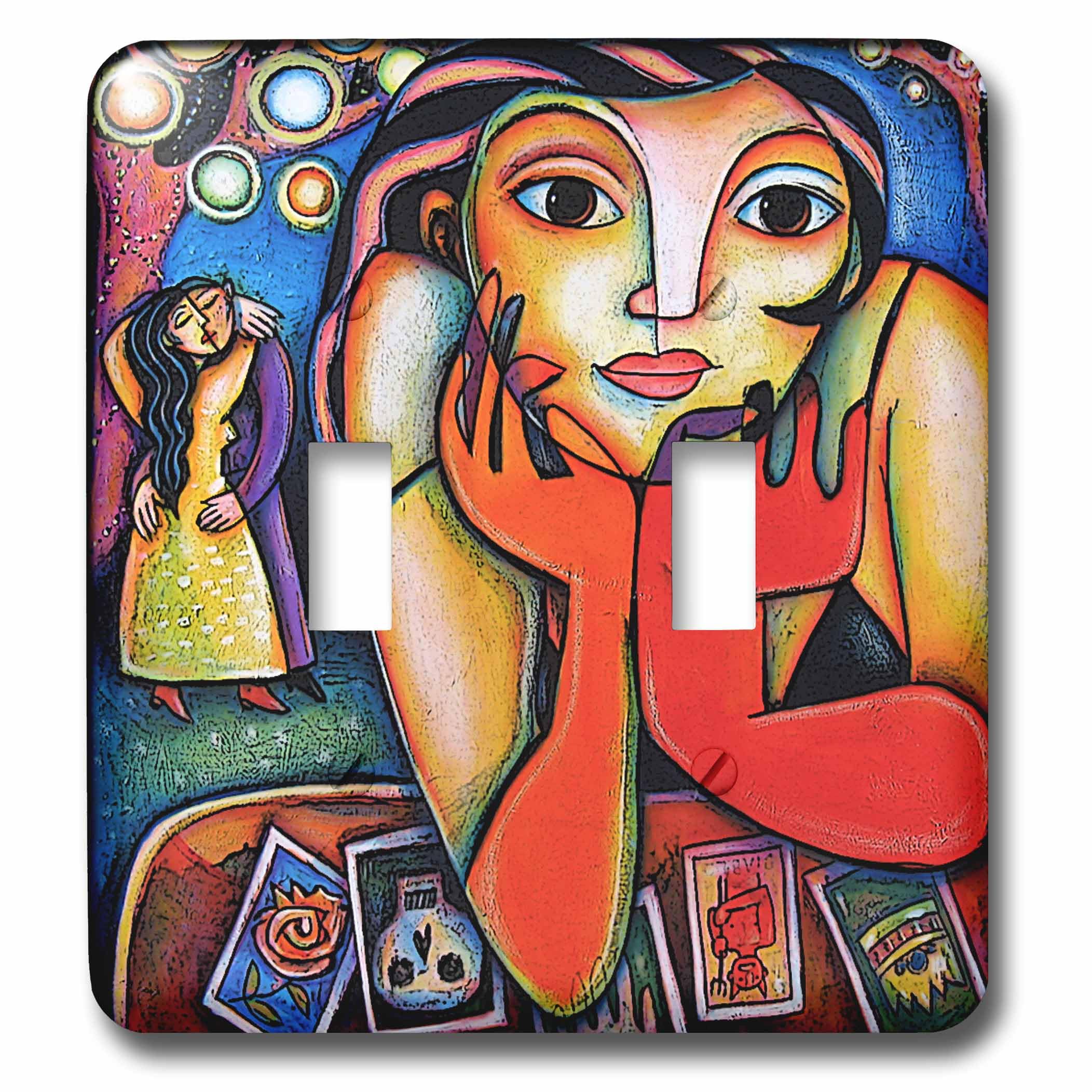 Double interrupteur Loteria Woman 3dRose, la magie de la danse chez vous