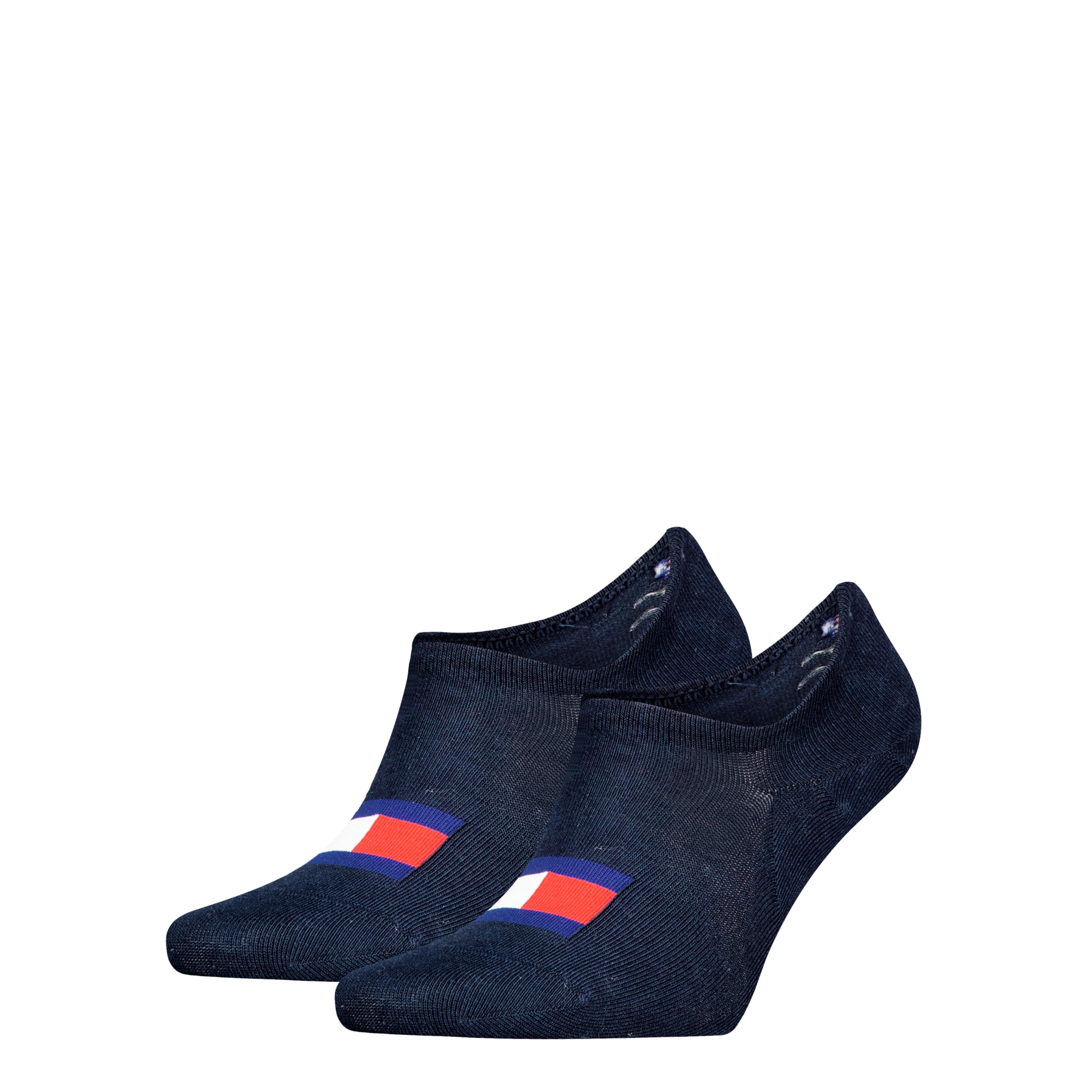 Tommy Hilfiger Footie Socks, Navy, 43/46 (Pack of 2)