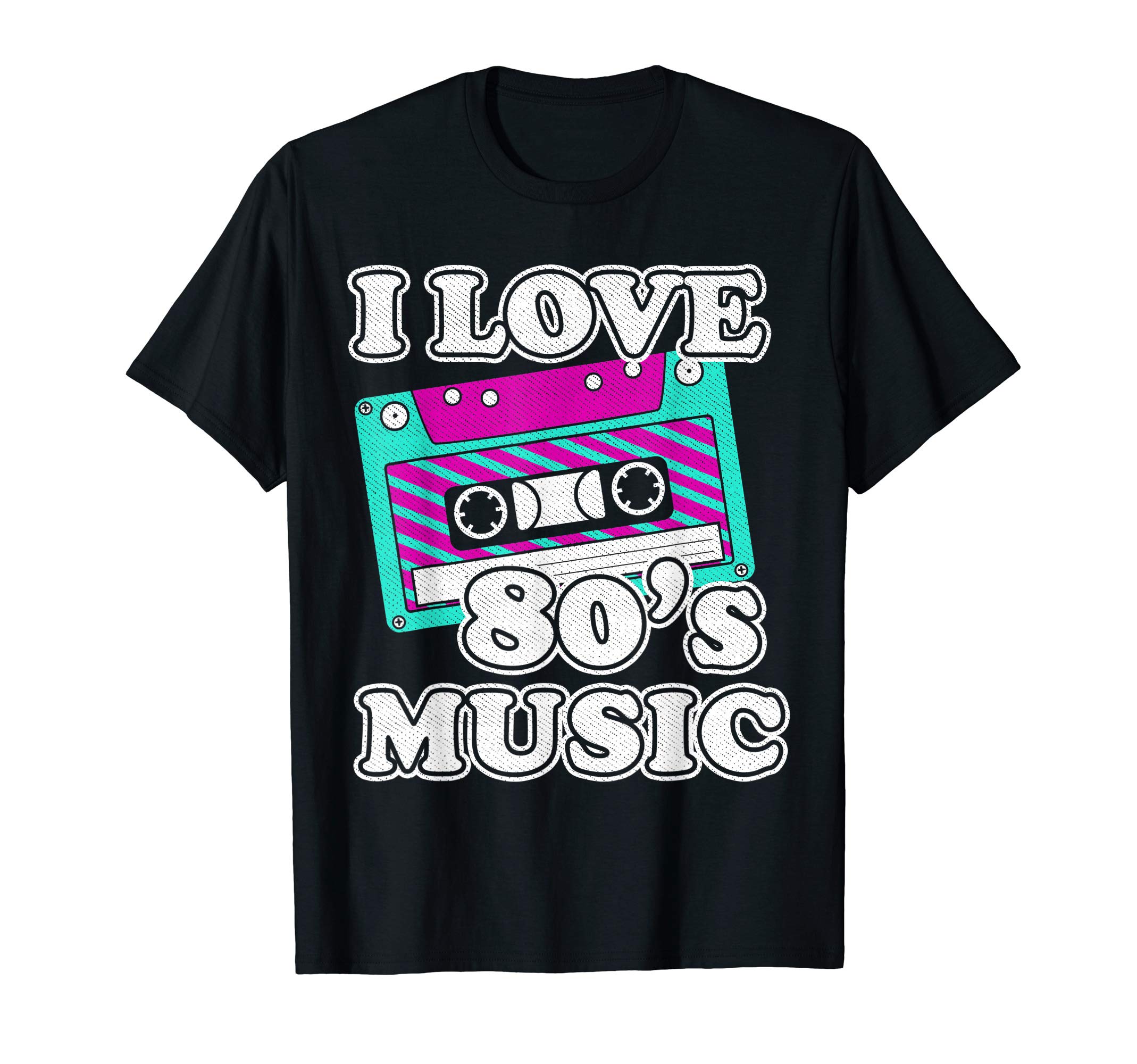 80s Shirts Vintage Retro ApparelI love 80's Music Shirt Cassette Tape Tee Gift T-ShirtOEKO-TEX STANDARD 100