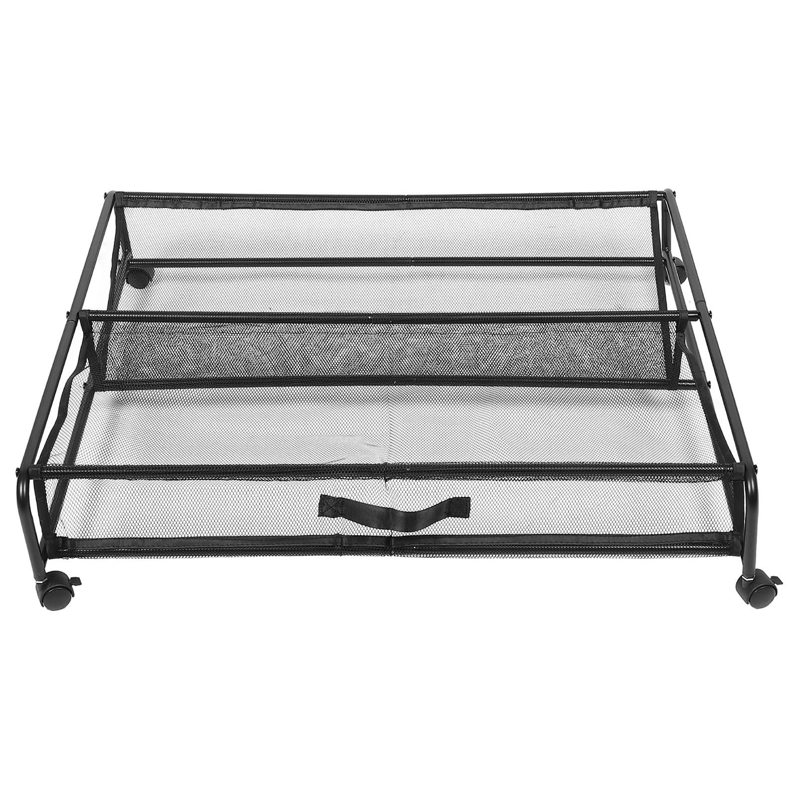 ORFOFE Organizador de Zapatos de Hierro para Debajo Cama con Ruedas