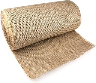 Nutabevr 30 cm x 10 m Jute Ribbon Table Runner Natural Environmentally Friendly for DIY Home, Table, Farmhouse Party, Wedding Decoration, Festivities, Communion, for Farmhouse and Country House Style
