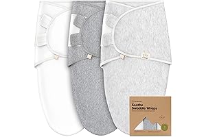 KeaBabies 3-Pack Organic Swaddle Wrap: Gentle Sleep for Your Little One