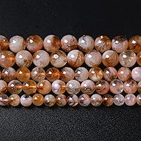 Vista 24 de 60 piezas de cuentas de piedra natural de 6 mm de esmeralda verde Cuentas sueltas redondas de piedra de curación de energía AAA para hacer joyas