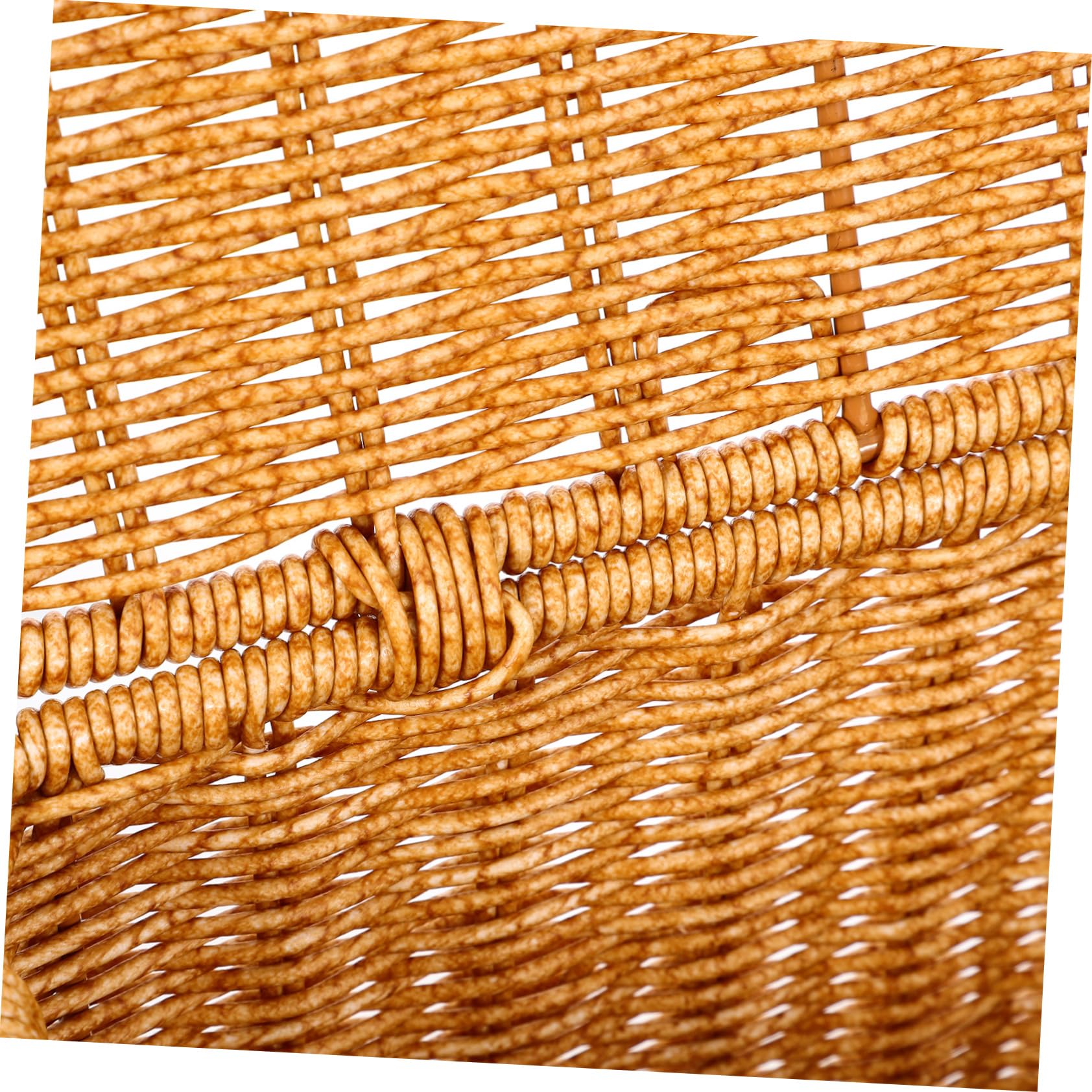 BESTYASH Cestino Rettangolare in Plastica con Coperchio, Leggero e Sicuro, per L'organizzazione della Stanza la Conservazione di Oggetti e Verdure