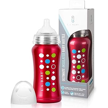 baby milk bottle steel