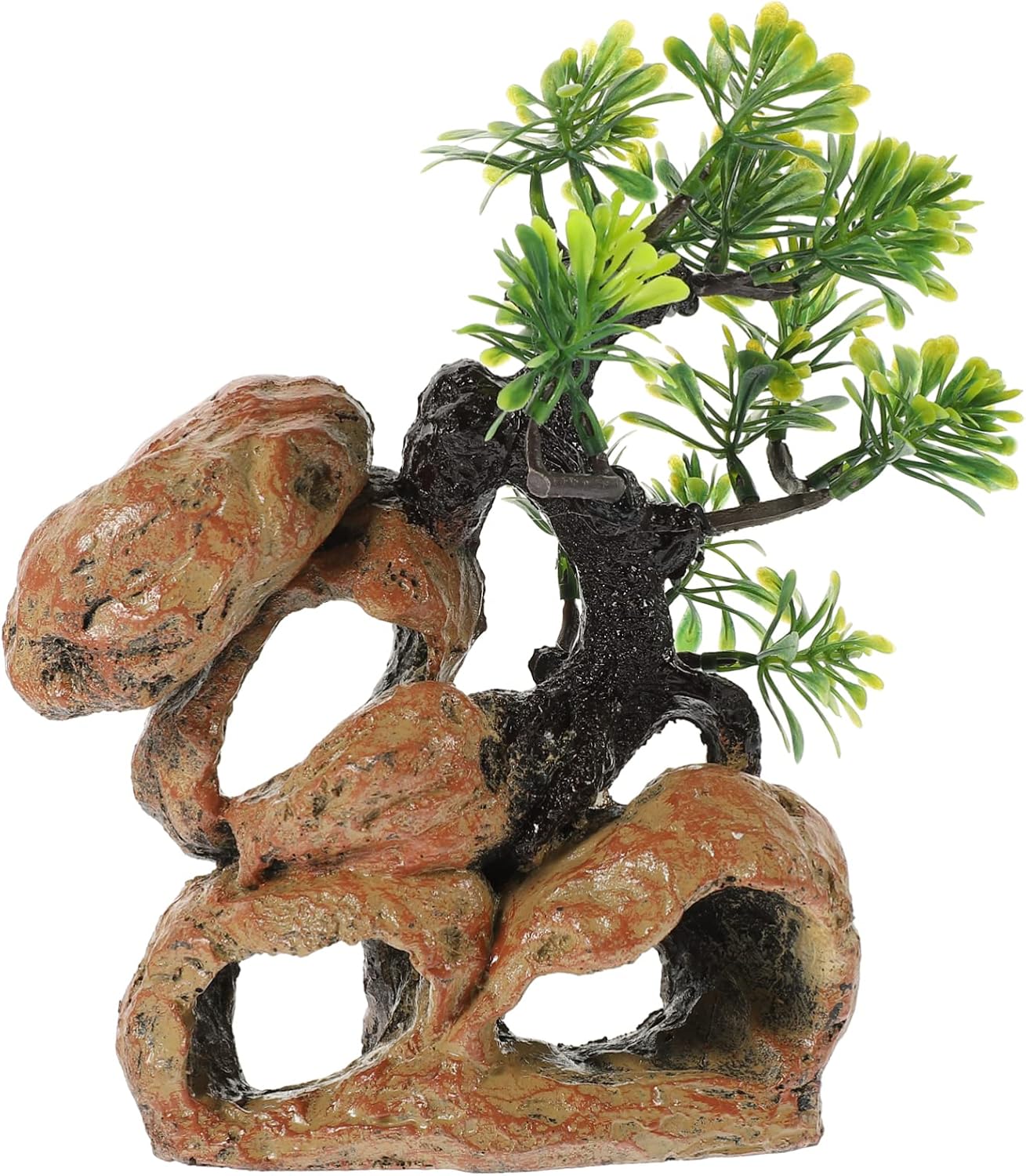 Artificial Plant Decor Realistic Faux Tree Branch for Reptile Habitat and Fish Tank for Snake and Lizard Accessories Adds to Your Aquarium