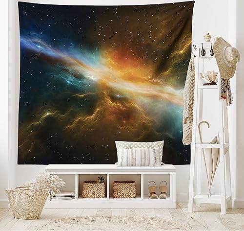 Miniatura 23 de Lunarable Tapiz de La Habana, caballeros que tocan saxofón con sombreros de Panamá y auto rojo nostálgico, colgante de pared para dormitorio, sala