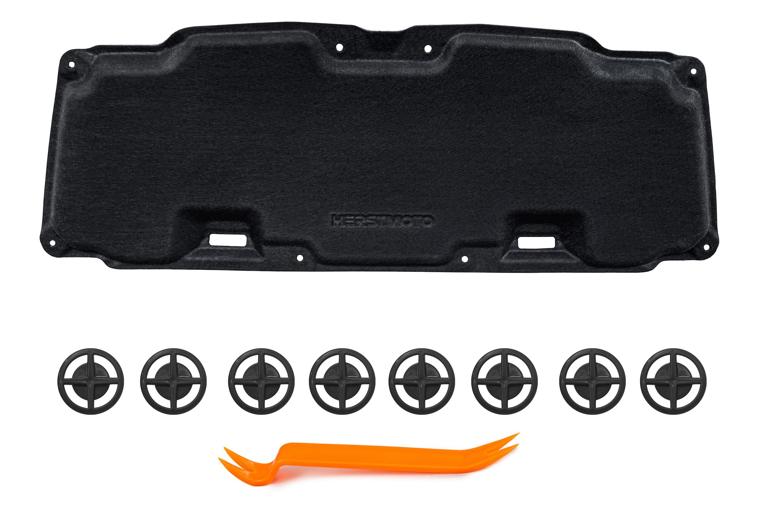 Motorhaubendämmung Schalldämmung der Motorhaube Motorhauben-Dämmmatte MIT CLIPS FÜR NISSAN JUKE I F15 2010-2019 658401KK0B