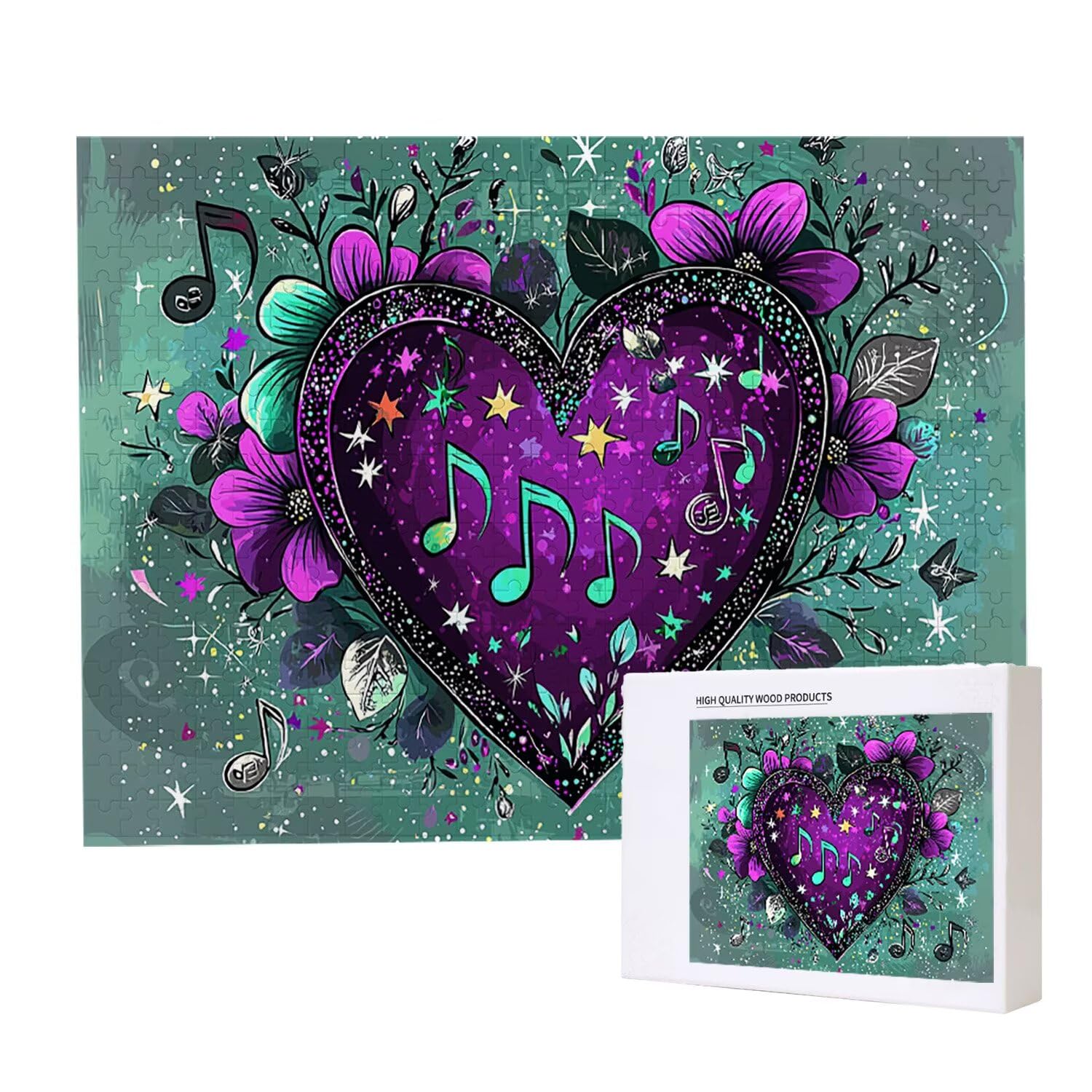 Puzzle 6000 sztuk Puzzle dla dorosłych 179x105 cm Gra edukacyjna Prezenty dla dorosłych i dzieci od 14 lat, kreatywny prezent dla relaksu - (Kwiatowa miłość) t-340