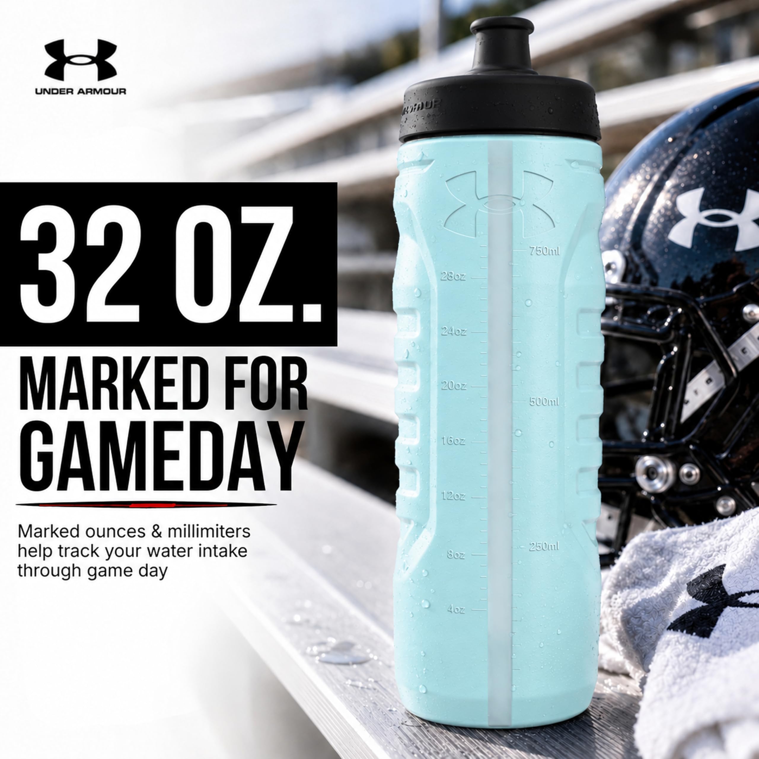 Amazon.co.jp: UNDER ARMOUR 32oz Sideline Squeeze Breeze Blue