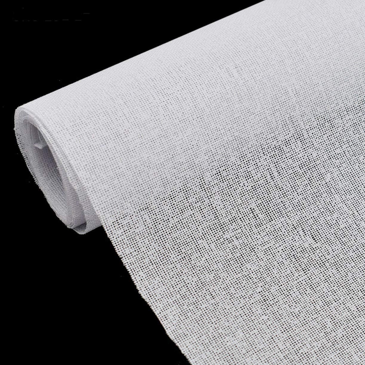 WellieSTR 110X100cm Resin Interfacing Fabric Iron Lining Buckram Fabric Standard