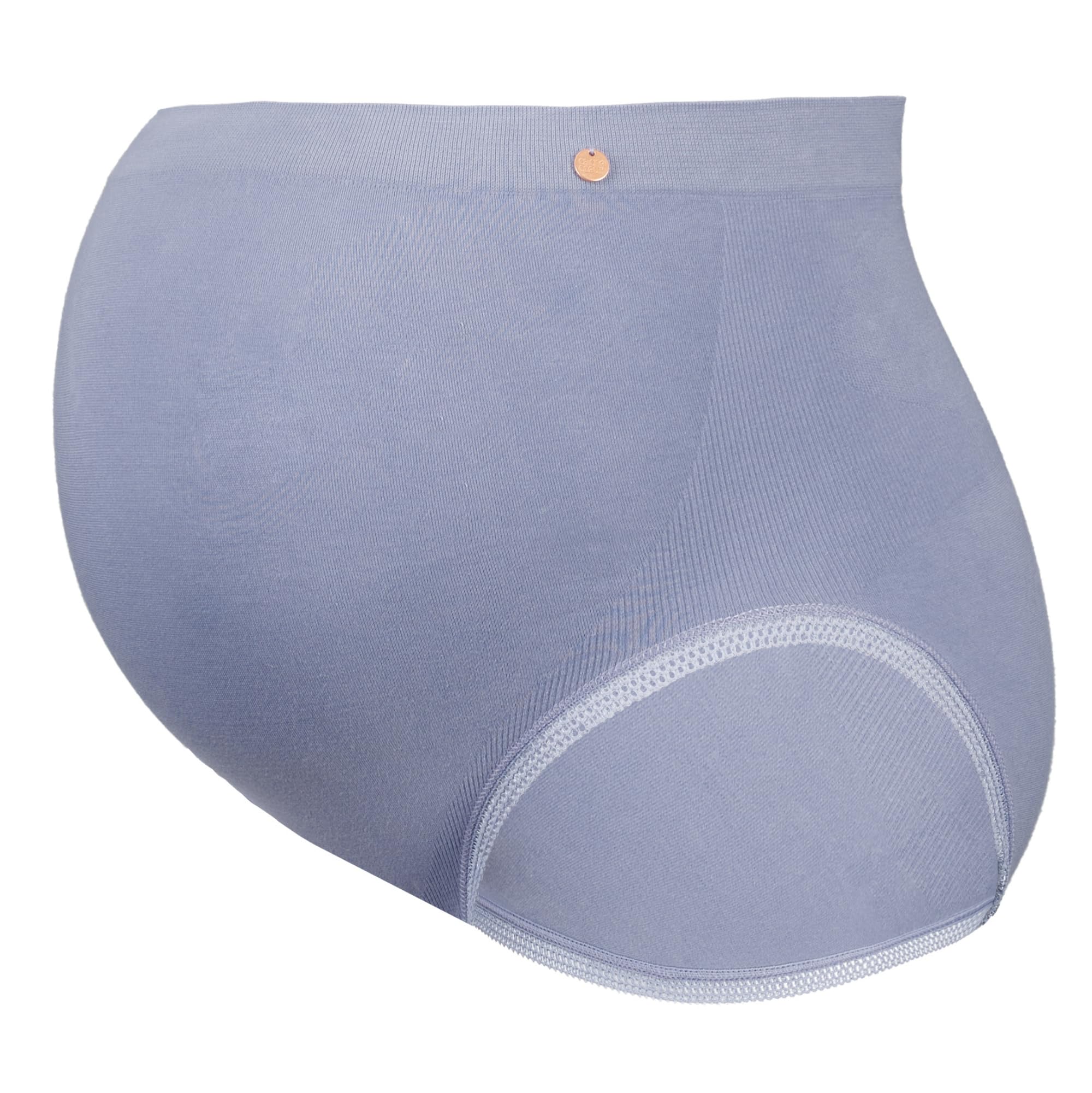 Maxi culotte grossesse Cache Coeur rose sans couture anti-marques - 7
