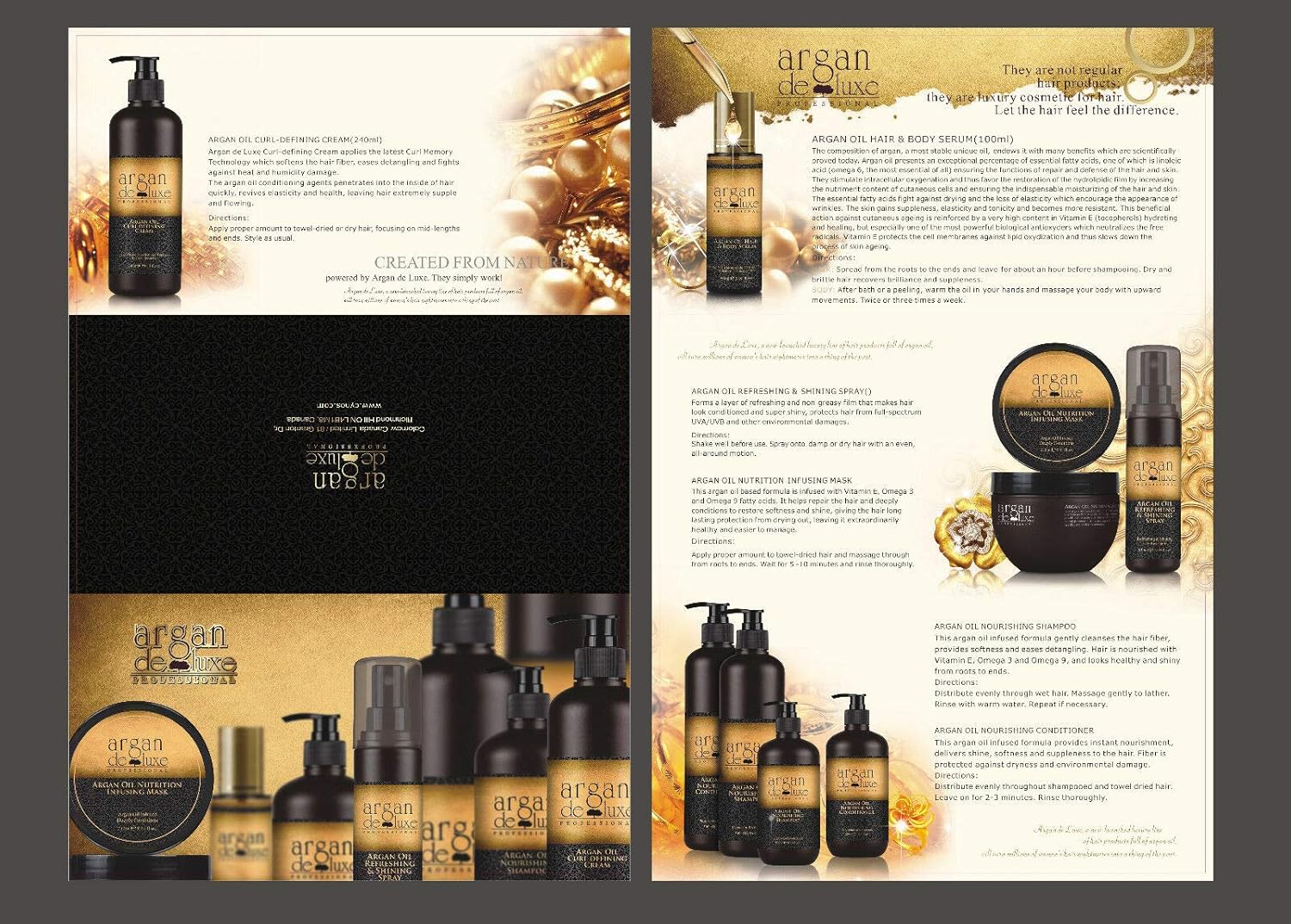 Moroccan Argan Oil Shampoo and Conditioner Set (2 x 33oz.) Ultra Hydrating & Moisturizing, Salon Quality for Men & Women All Hair Types