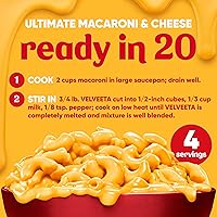 Vista 7 de Velveeta Producto original de queso de receta pasteurizado tamaño clásico, bloque de 32 onzas