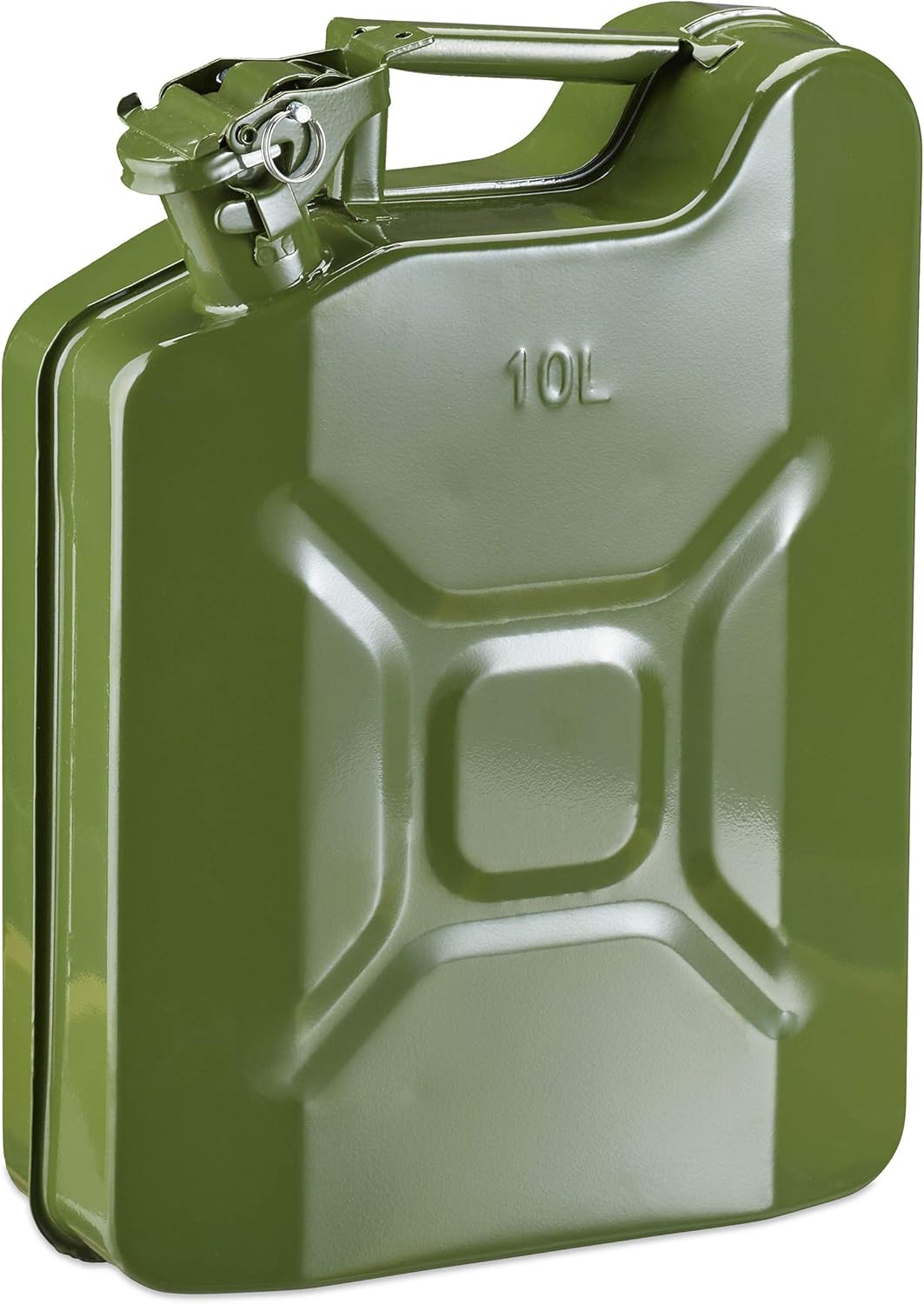 Relaxdays 10027731 Petrol Can, 10 litres, Reserve, Petrol & Diesel