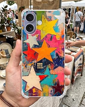 PrintiFy Samsung Galaxy S10 Plus ile Uyumlu Düşlerin Dansı serisi Yıldız Dansı Tasarımlı Uv Baskılı Köşe Korumalı Antişok Kılıf