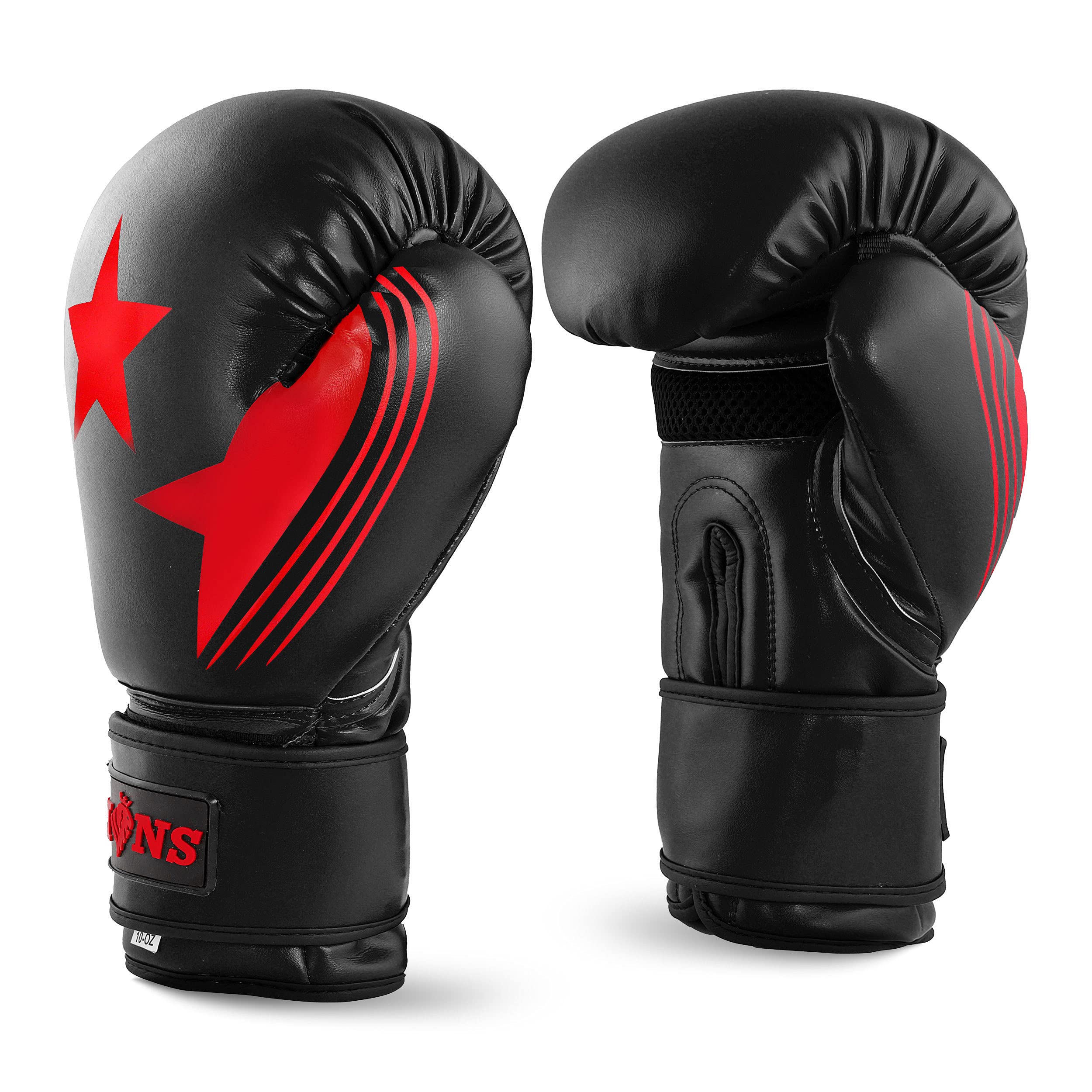 Lions Boxing Gloves MMA Punch Bag Sparring Punchung Training Mitts 6oz, 8oz, 10oz, 14oz, 16oz