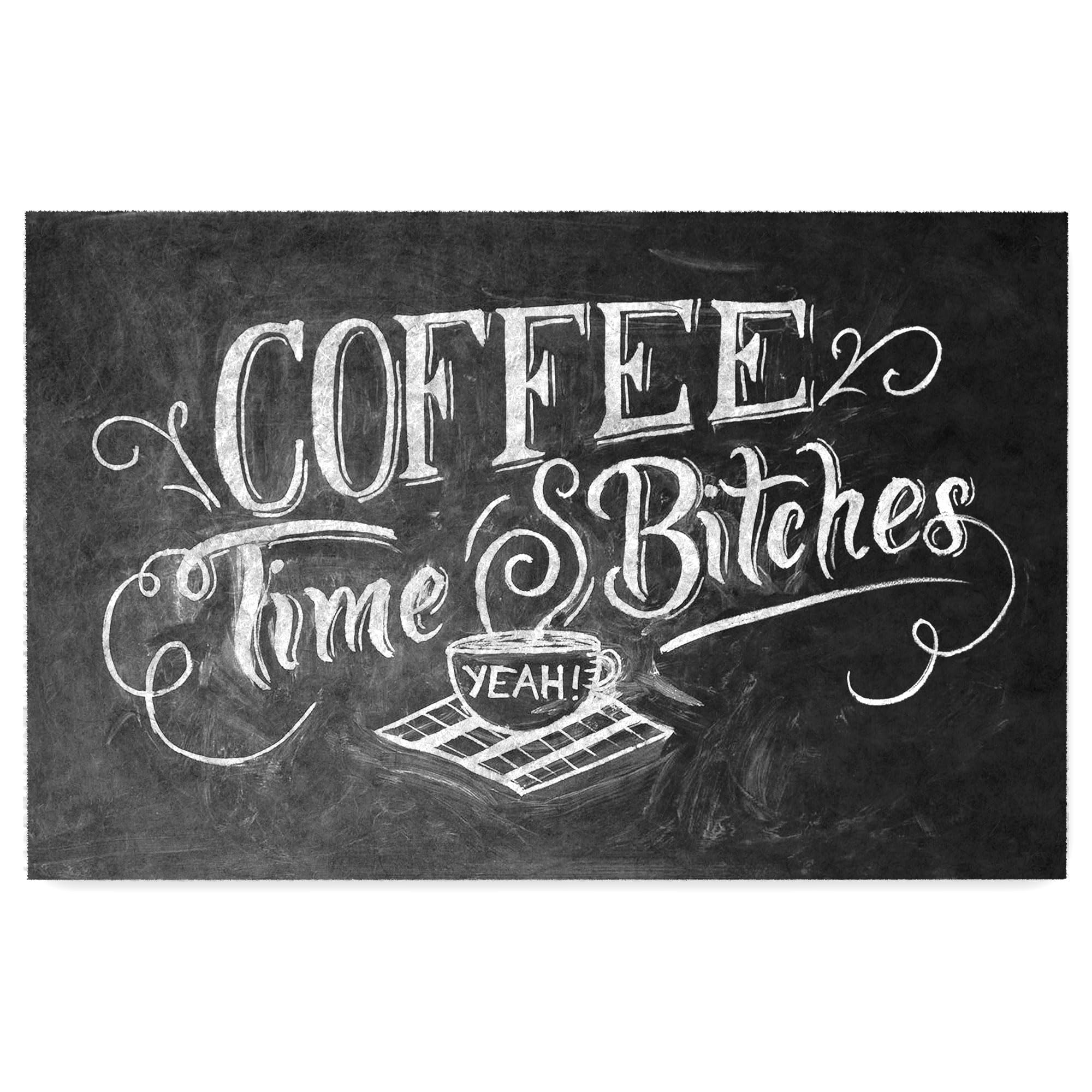MONNHEIN Kapı Önü Paspası - Modern ve Şık Kapı Paspası | Ev, Ofis ve Dış Mekân Kullanımı İçin (Latte) (Caffe Time Bitc..)