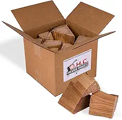 Lenha Seca Em Estufa, Lenha de Carvalho, Lenha Segura E Consistente para Cozinhar, Pedaços de Madeira Selecionados À Mão para Defumar Até 12 Refeições (Hickory)