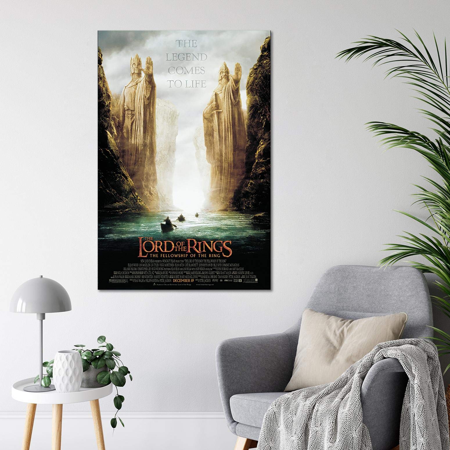 Lord Of The Rings Poster Trilogie Collage (91,5 X 61 Cm) + Gratis Bora Bora Strandposter