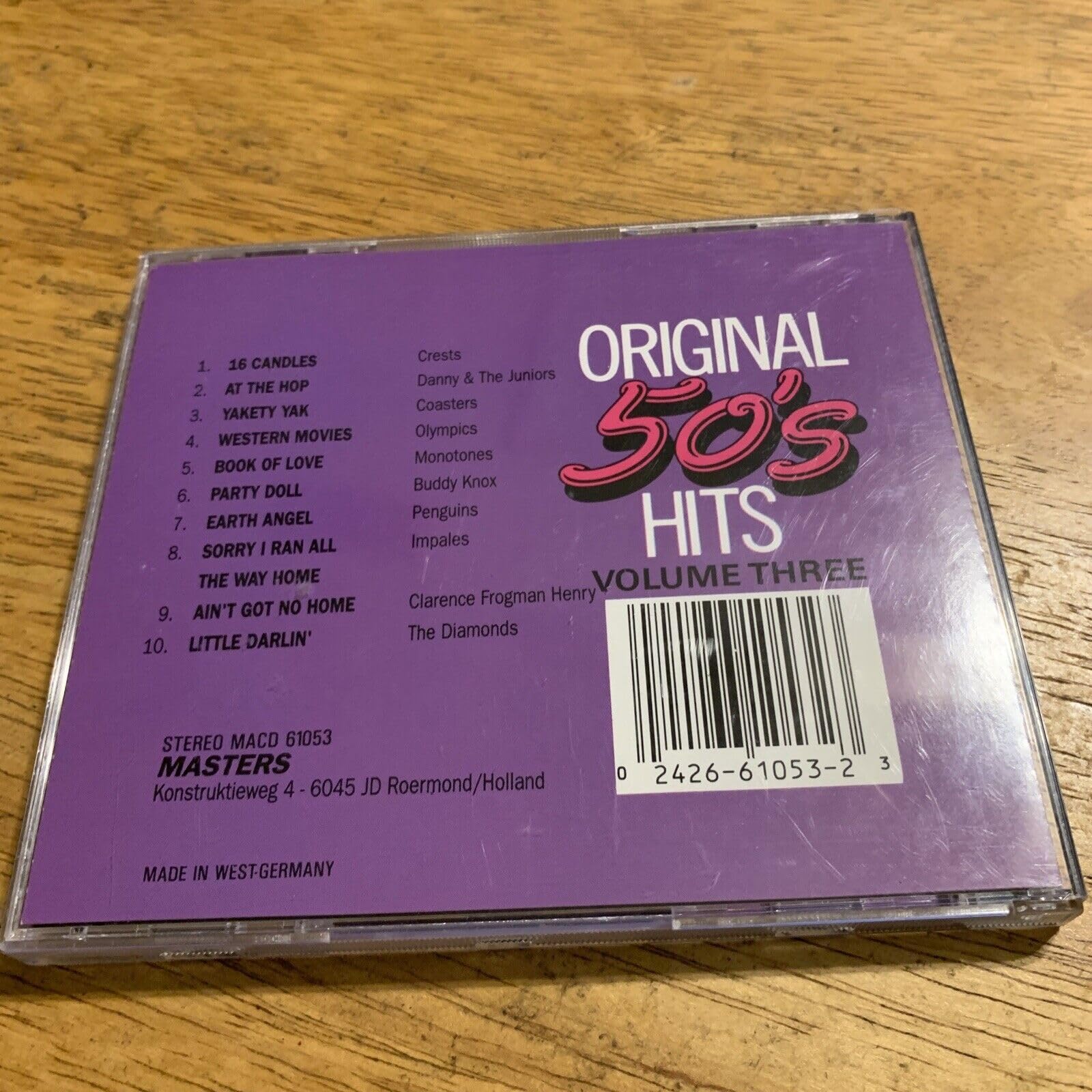 Classic 50s Hits 3 [Audio CD] Various Artists