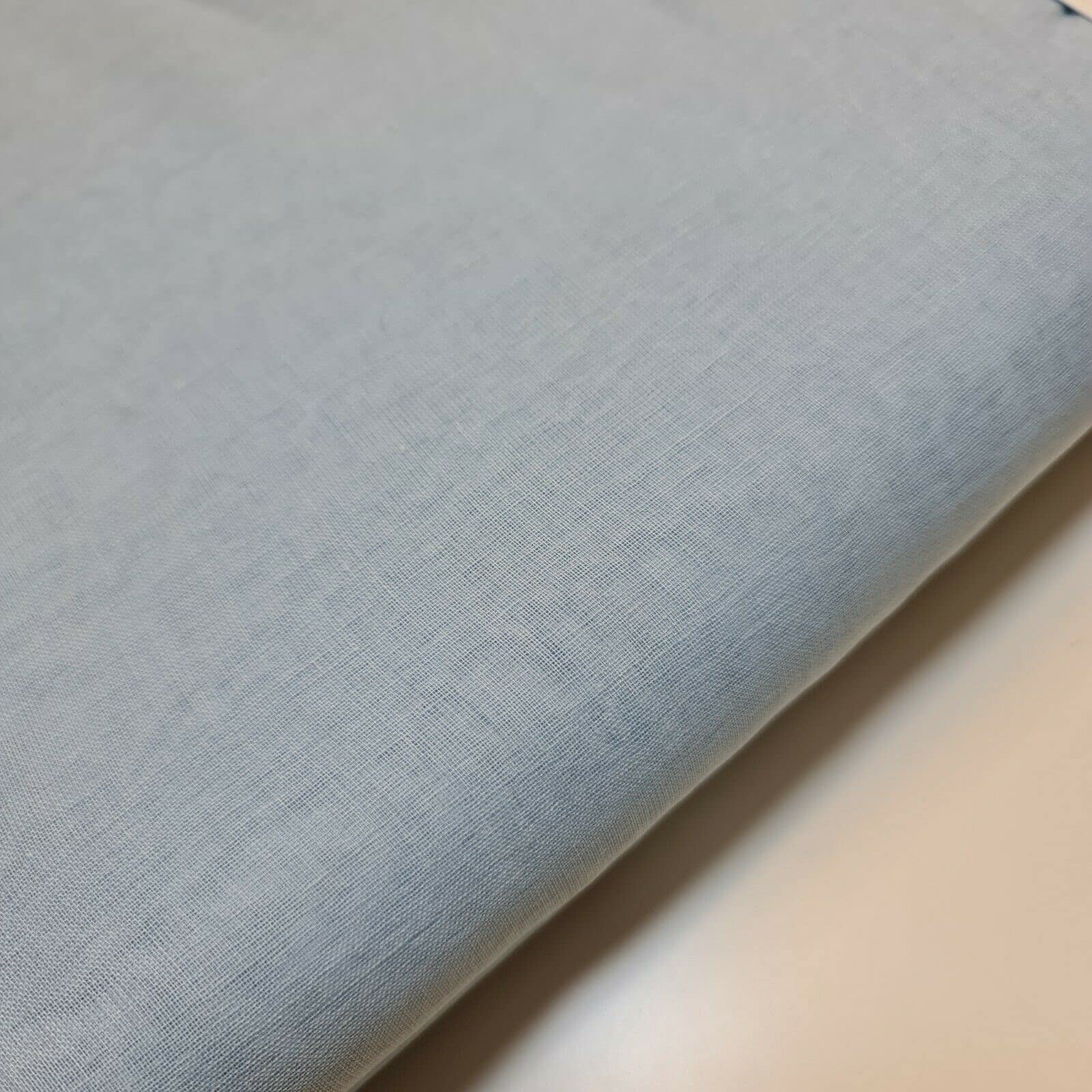 100% Cotton Soft Muslin Voile Cheesecloth MulMul Fabric Draping Curtains 44" (2 METER, SKY) — image 1