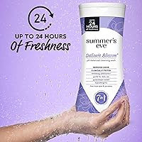 Vista 2 de Summer's Eve Delicate Blossom - Jabón íntimo para todo el cuerpo de uso diario, pH balanceado para mujeres, elimina el olor vaginal y refresca, 15