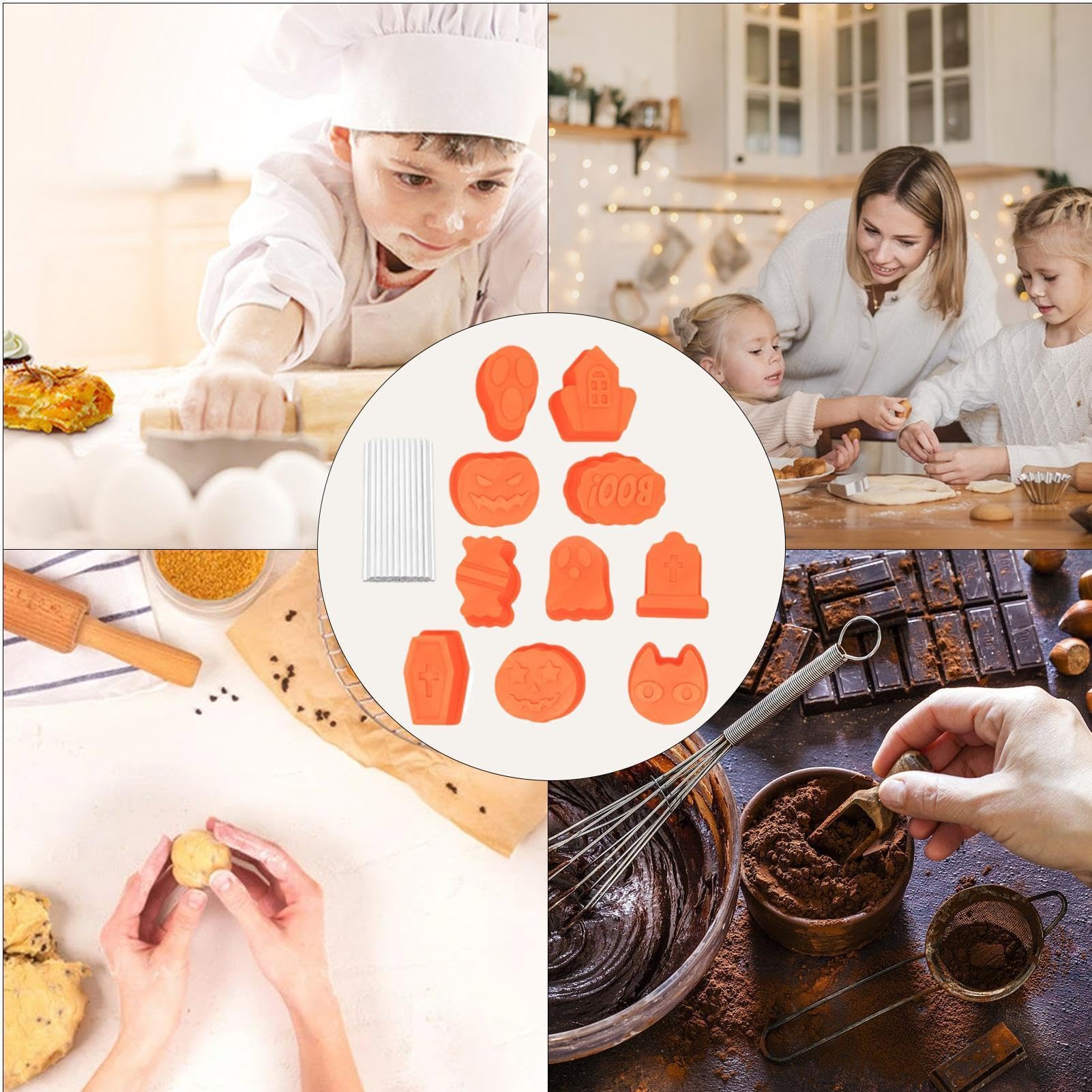 Set di per lecca-lecca a forma di Halloween, 10