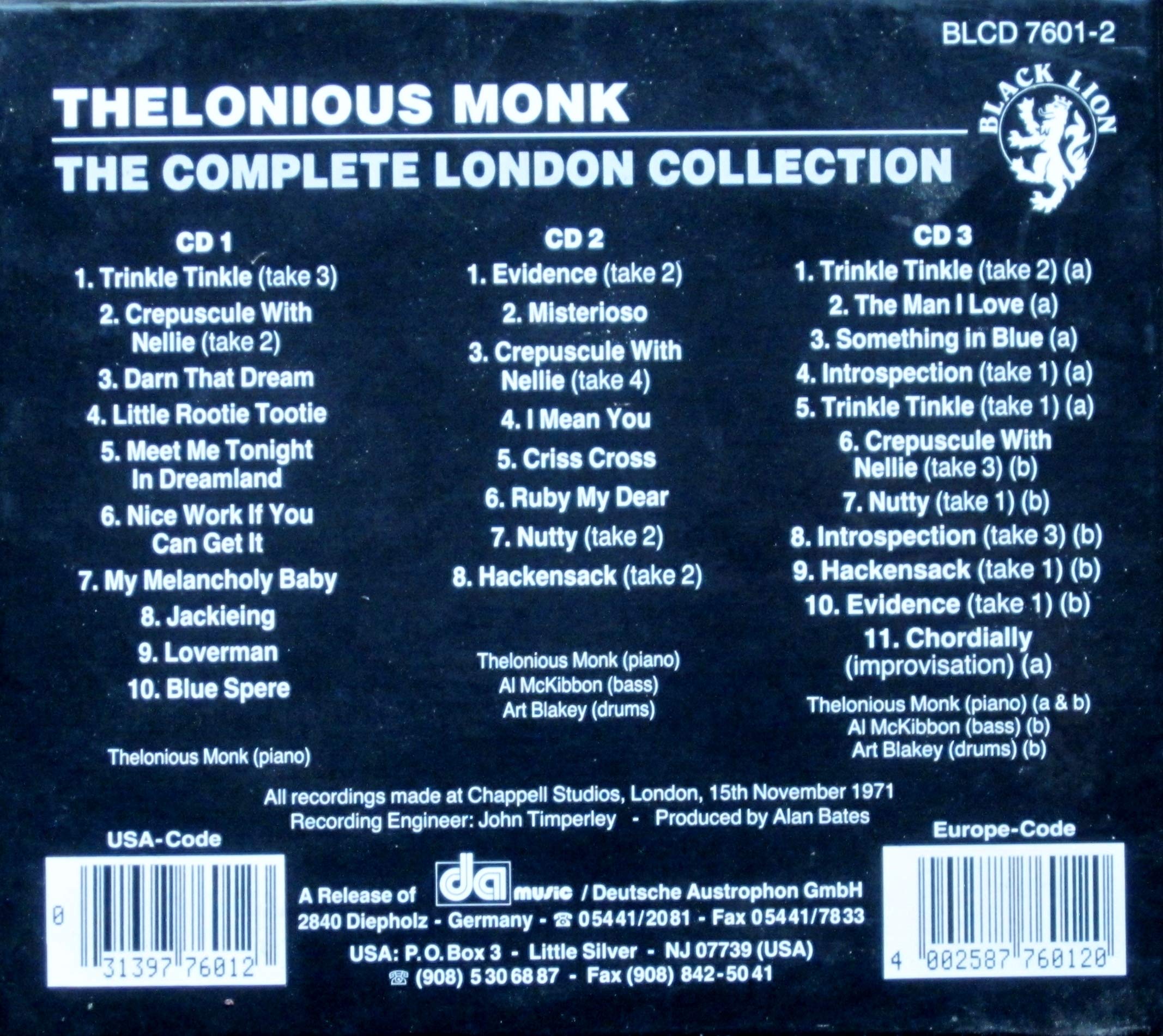 Thelonious Monk Collection