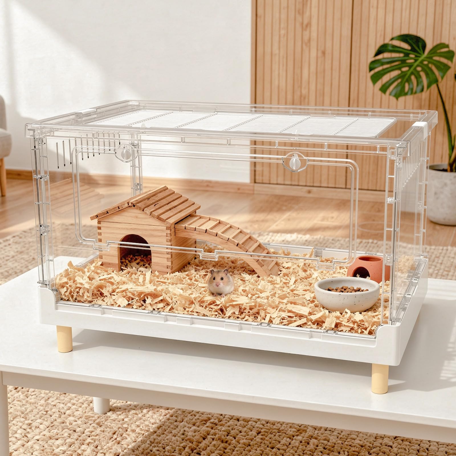 ハムスター　ゲージ　美品 Amazon | Ruexue ハムスターケージ＆モルモット、小動物ペット用の完全