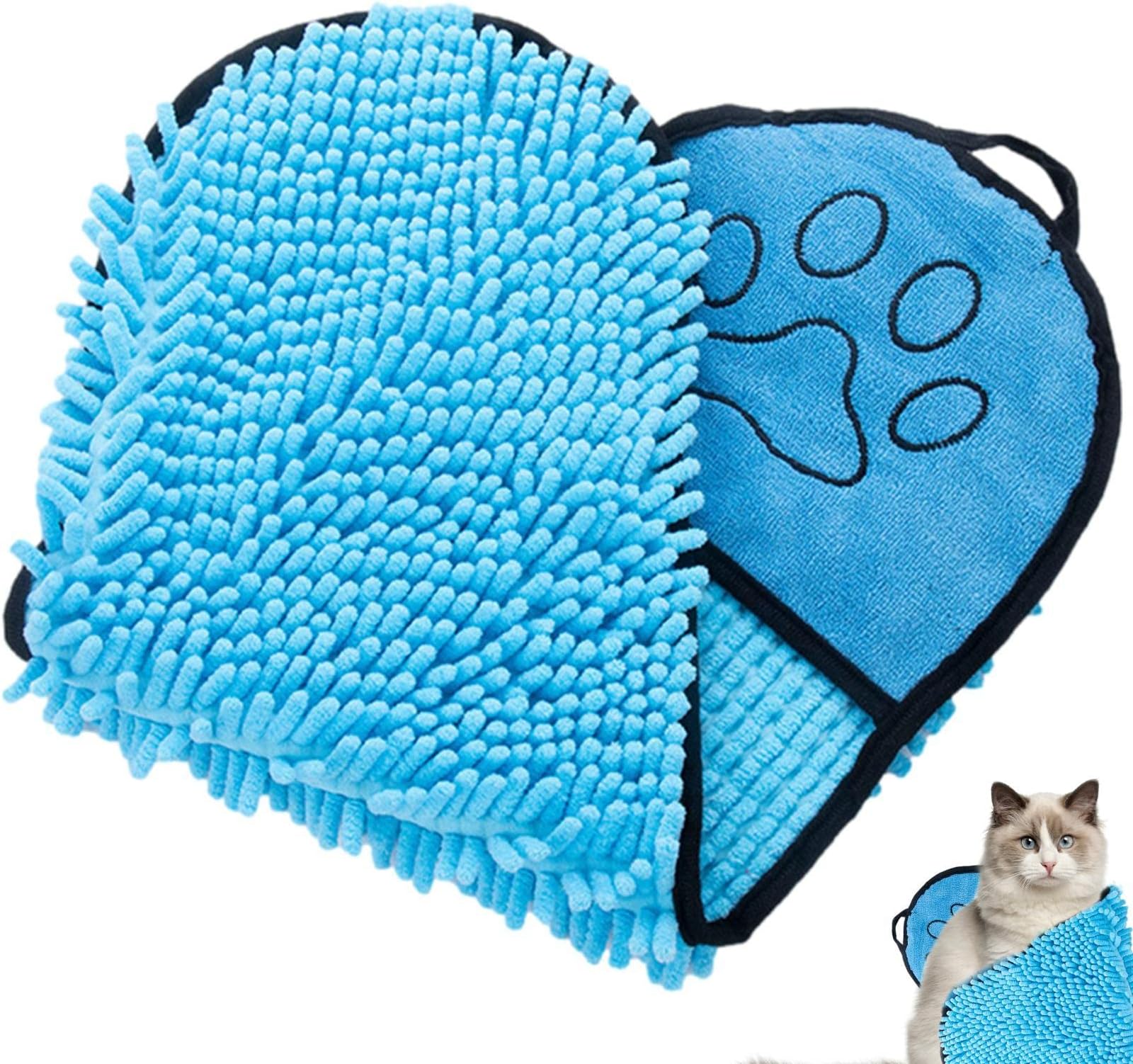FOKFO Pet Grooming Towel | Fast Dry Dog Towels for Drying Dogs - Dog Grooming Supplies for Puppies, Portable Pet Rug for Dog Kennels and Cages for Keeping Warm