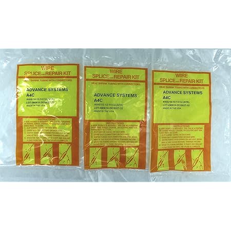 3 x A3C Submersible Pump Wire Splice Kit Repair and Installation. #10 ...